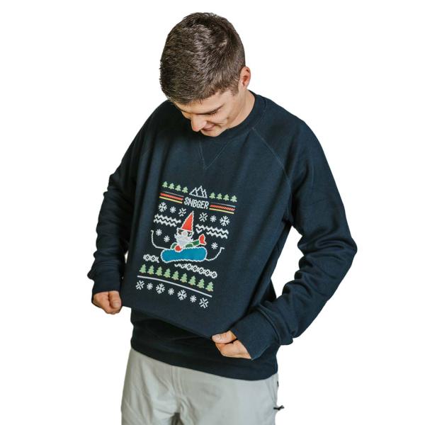 SNBGER Christmas Sweater blau